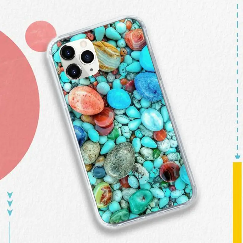 

Pebbles color butterfly cover Phone Case for iPhone 11 12 pro XS MAX 8 7 6 6S Plus X 5S SE 2020 XR