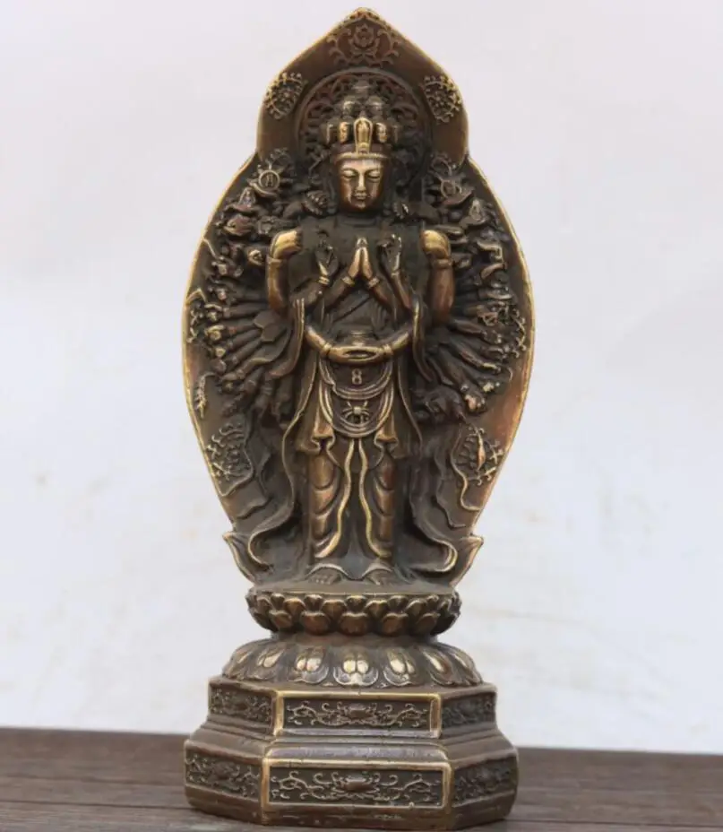 

Китай (материк) архаизмы латунь тысяча рук Гуаньинь статуя ремесел