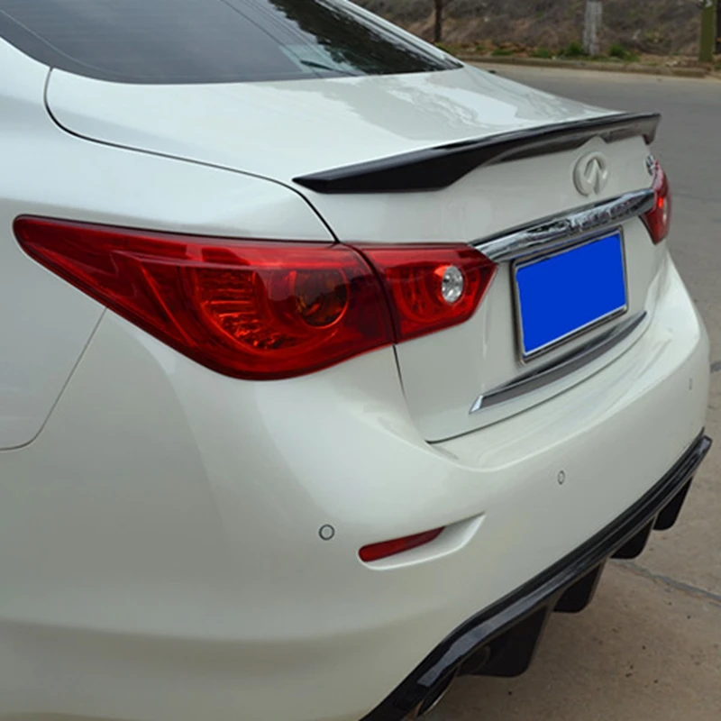 Авто подходит для Infiniti Q50 Q50S спойлер 2014 2015 2016 2017 из углеродного волокна задний