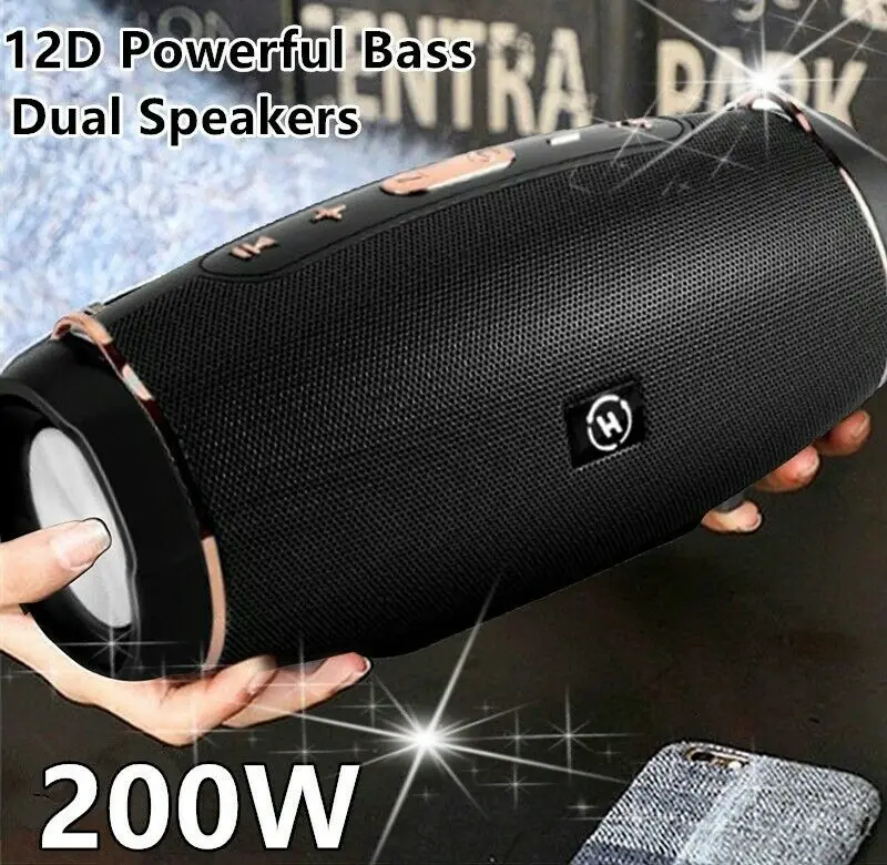 

Wireless Bluetooth Speaker Microlab Portable Speaker Bluetooth Powerful High Outdoor Bass HIFI TF FM Radio Built-In Microphone