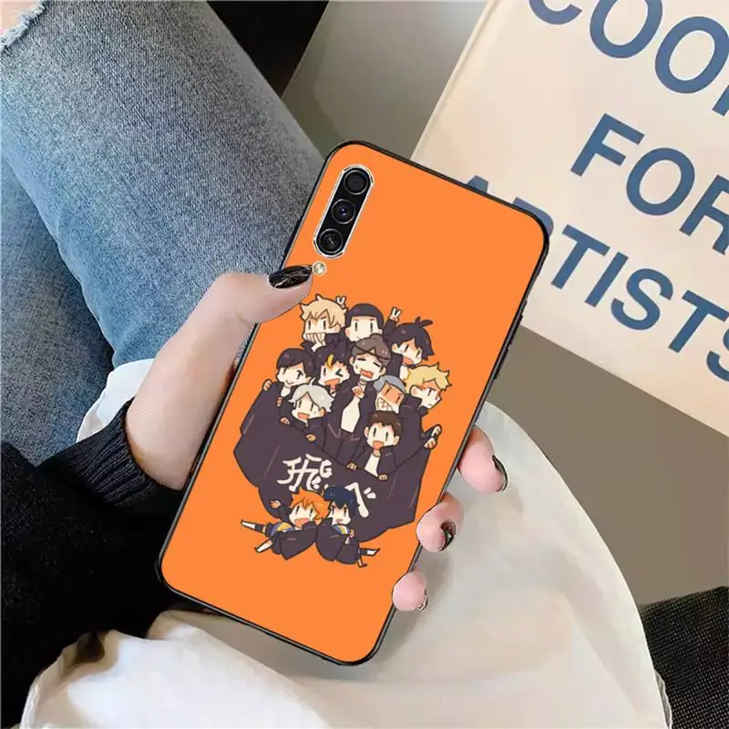

Japan anime volleyball Haikyuu Phone Case For Samsung galaxy S 9 10 20 A 10 21 30 31 40 50 51 71 s note 20 j 4 2018 plus
