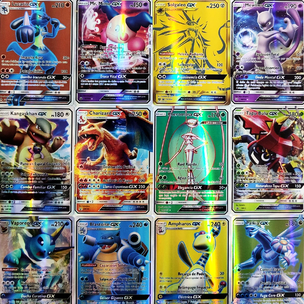 Cartas de Pok&eacute;mon en espa&ntilde;ol del equipo TAG GX Vmax, juego de cartas de energ&iacute;a de entrenador, juego de cartas de espa&ntilde;ol, juguete para ni&ntilde;os 2021-3