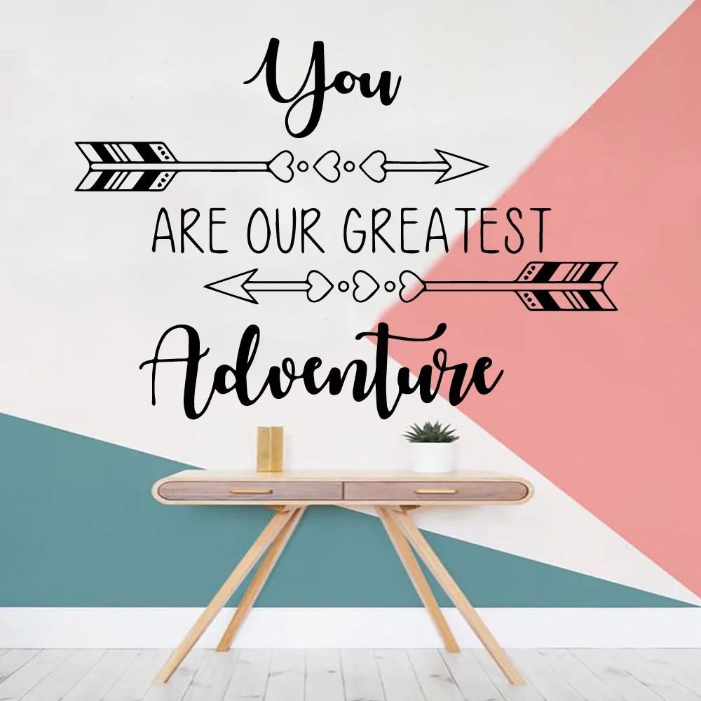 Креативная английская фраза самоклеющаяся Наклейка на стену для детской комнаты