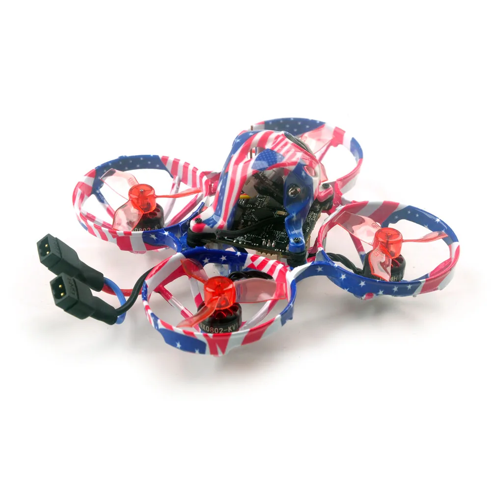 Бесщеточный гоночный Дрон Whoop FPV Eachine US65 DE65 PRO 65 мм 1 2S BNF CrazybeeX F4 FC CADDX ANT Cam 0802 14000KV