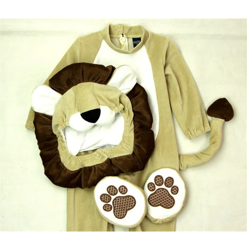 Комбинезоны для новорожденных малышей хлопковая одежда сна с животными