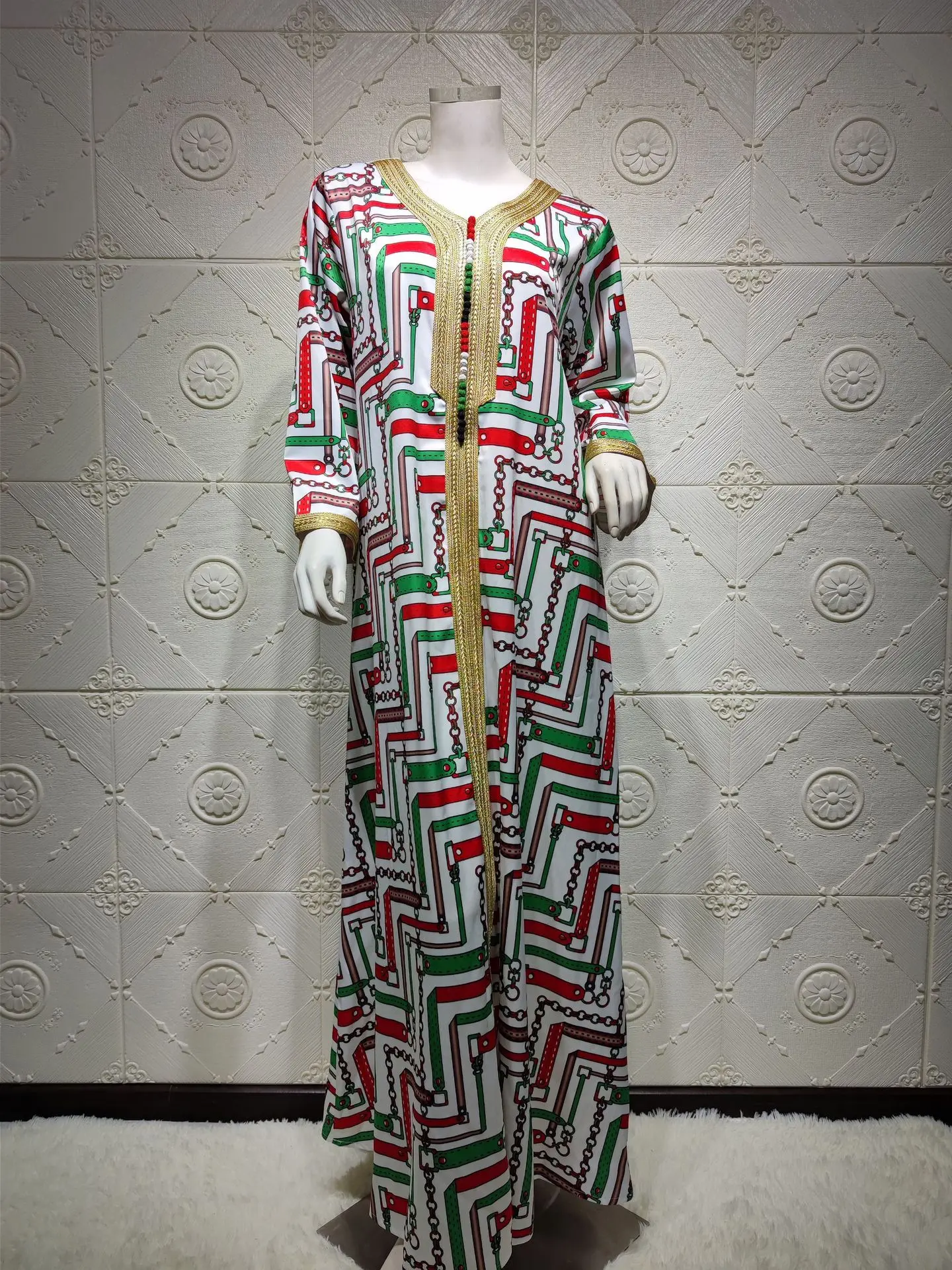 

India Gown Robe Muslim Dress Women Fashion Arab Abaya Duabi Turkey Moroccon Kaftan Islamic Clothing Arabic Party Vestidos Jubah