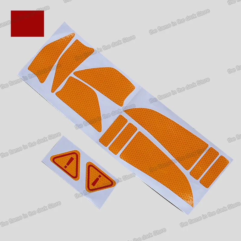 

lsrtw2017 PVC car warning Reflective stickers for mercedes benz vito 2014 2015 2016 2017 2018 2019 w447 v-class
