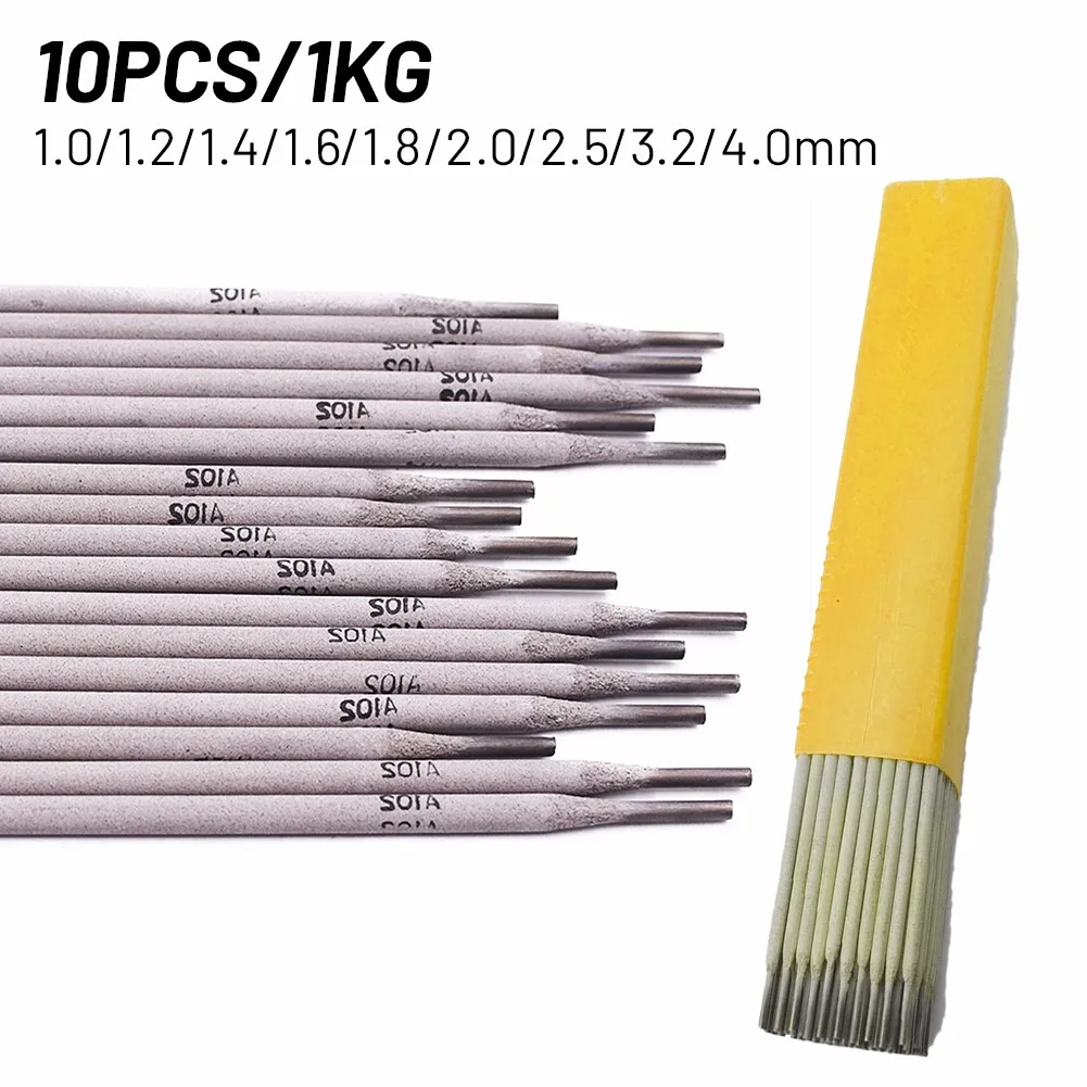 

Set Welding Rod Solder Tools 1.0mm-4.0mm 1/10 Pcs 250/350mm Electrodes