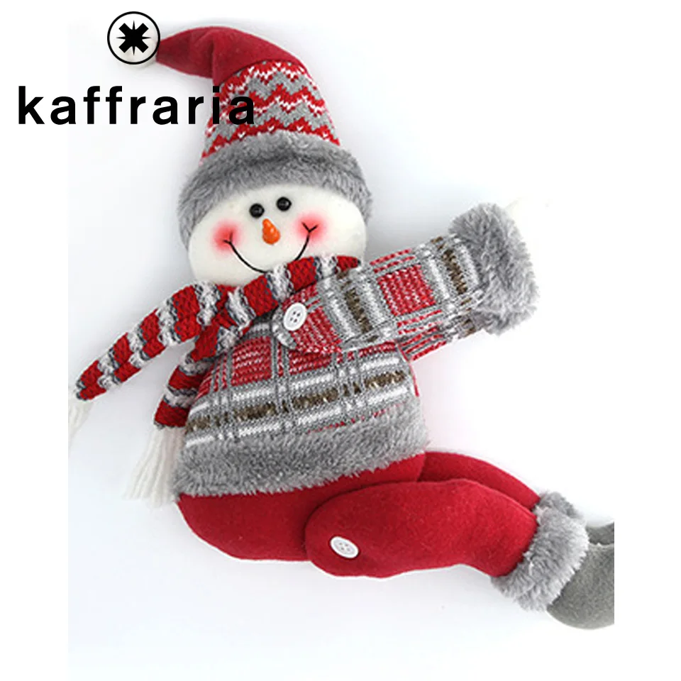 Рождественские украшения для дома Санта Клаус Снеговик занавеска С лосями