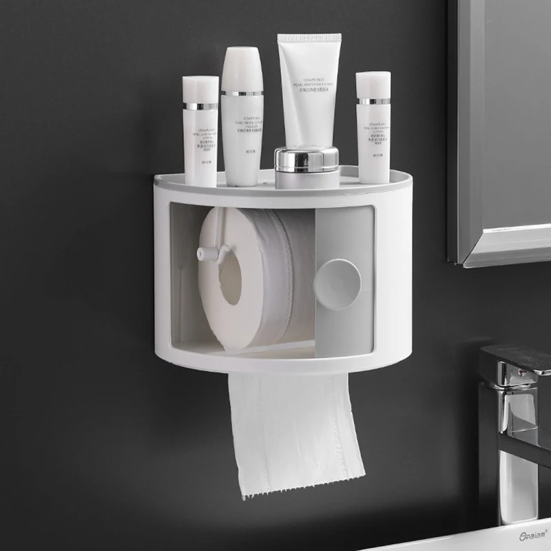 

Newly Toilet Tissue Box Plastic Superimposed to Use Desktop Skin Care Products Facial masque Makeup Table Finishing Box