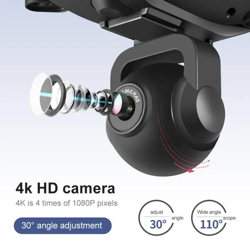 

Радиоуправляемый Дрон X101 с HD-камерой 4K, 2,4 ГГц, 1 шт.