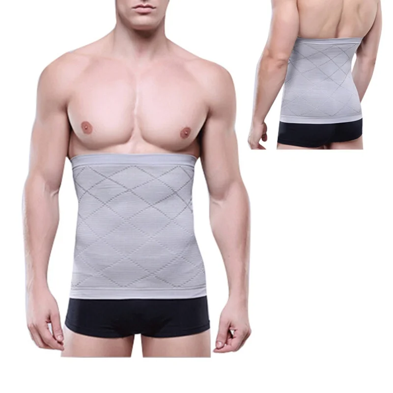 Тренажер для талии похудения сжигатель жира обертывания пояс от пота мужчин