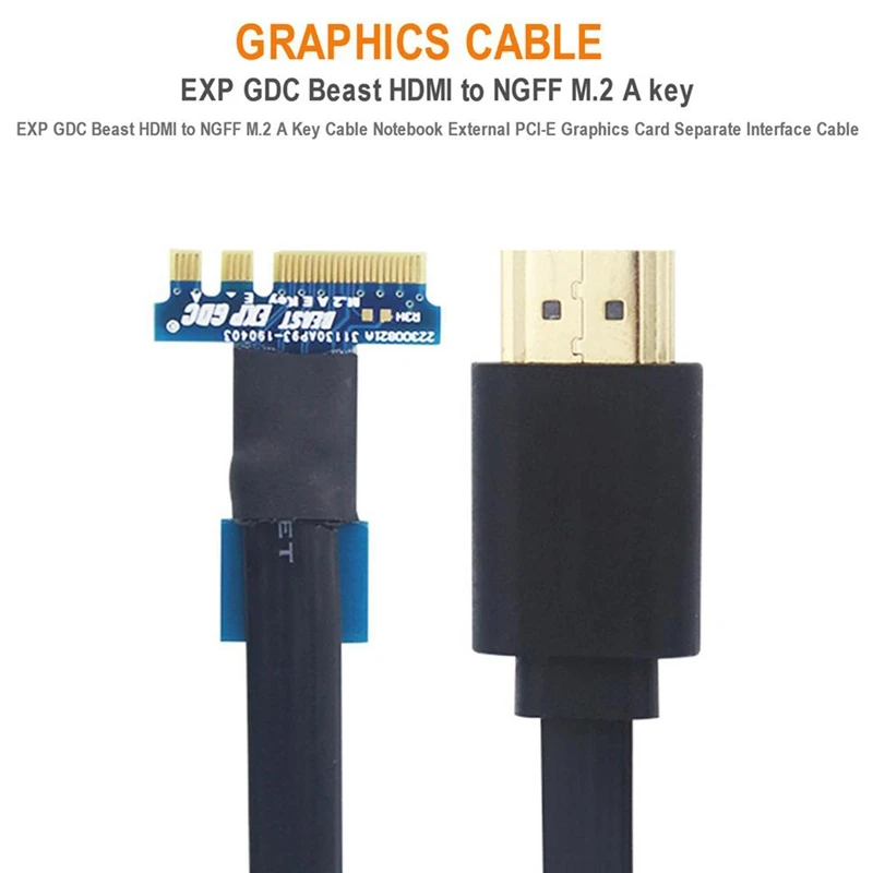 EXP GDC Beast HDMI к NGFF M.2 кабель для ключей внешней видеокарты ноутбука ieto|Компьютерные