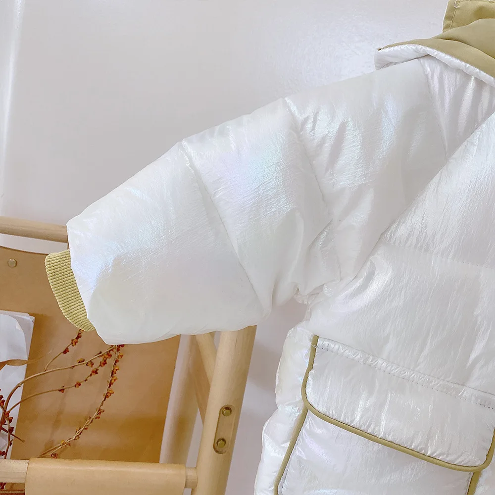 

Kids Winter Jackets For Girls Hooded Cotton Thicken Warm Baby Clothing Christmas Kids Outerwear Parkas Toddler Coats