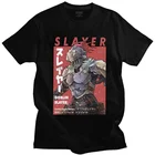 Мужская футболка Goblin Slayer, футболка из чистого хлопка с короткими рукавами, с изображением темного Фэнтези Аниме Otaku, Повседневная футболка, одежда, манга графическое