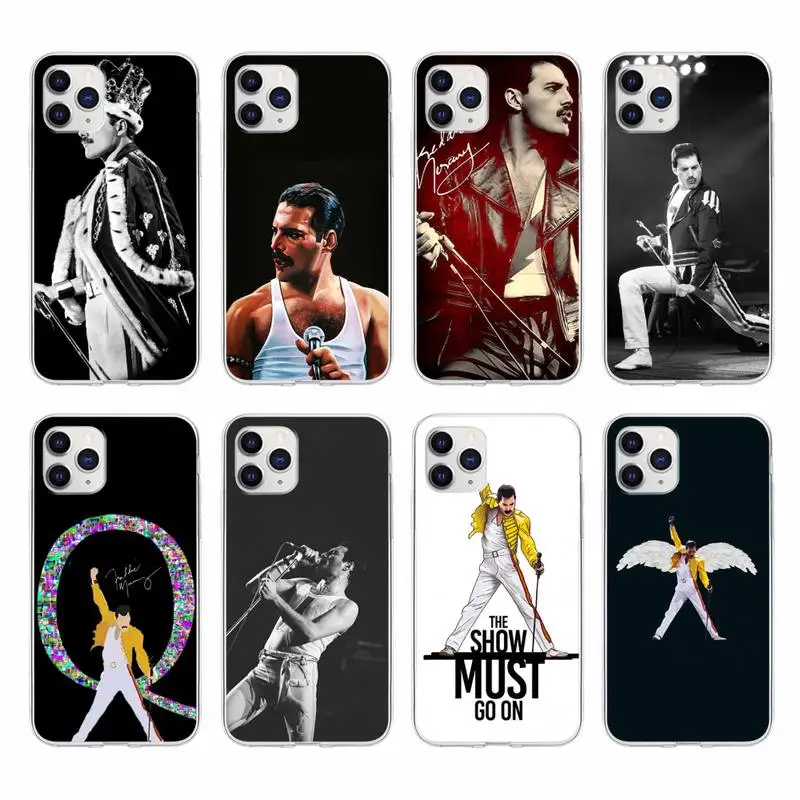 

Freddie Mercury Queen Phone Case For Samsung A12 5G A71 4G A70 A52 A51 A40 A31 A21S A20 A50 A30 S Transparent Cover