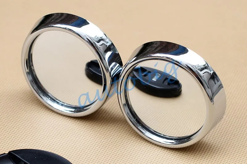 2 шт. круглые выпуклые зеркальные зеркала для слепых зон автомобильные