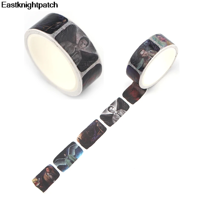 Supernatural character punk DIY gift book Masking washi paper tape Decorative Adhesive Scrapbooking Sticker carft supplies E0651