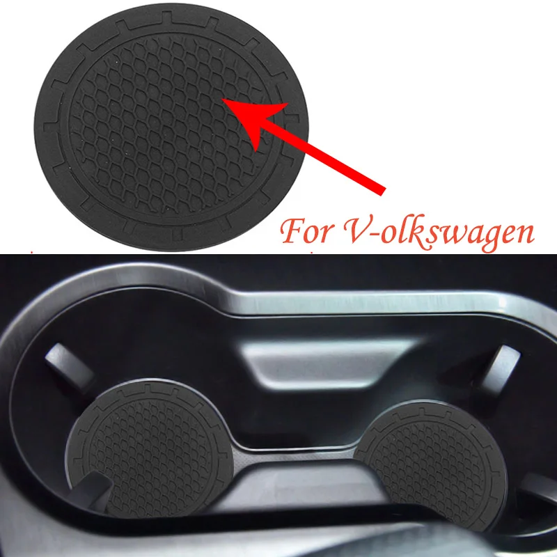 1 шт. Стильный автомобильный держатель чашки Coaster Нескользящие коврик автомобиля