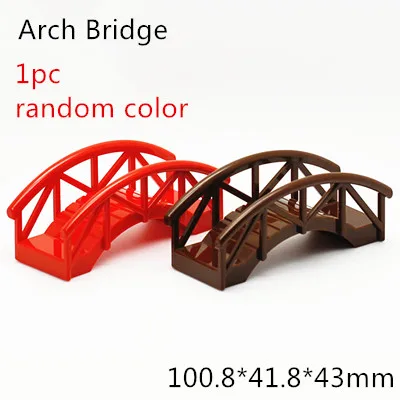 bridge Девушки Спальня строительные блоки части DIY игрушки кровать диван Туалет Телефон Ванна мясо Кукуруза камера аксессуары совместимы с Duploes - Цвет: bridge