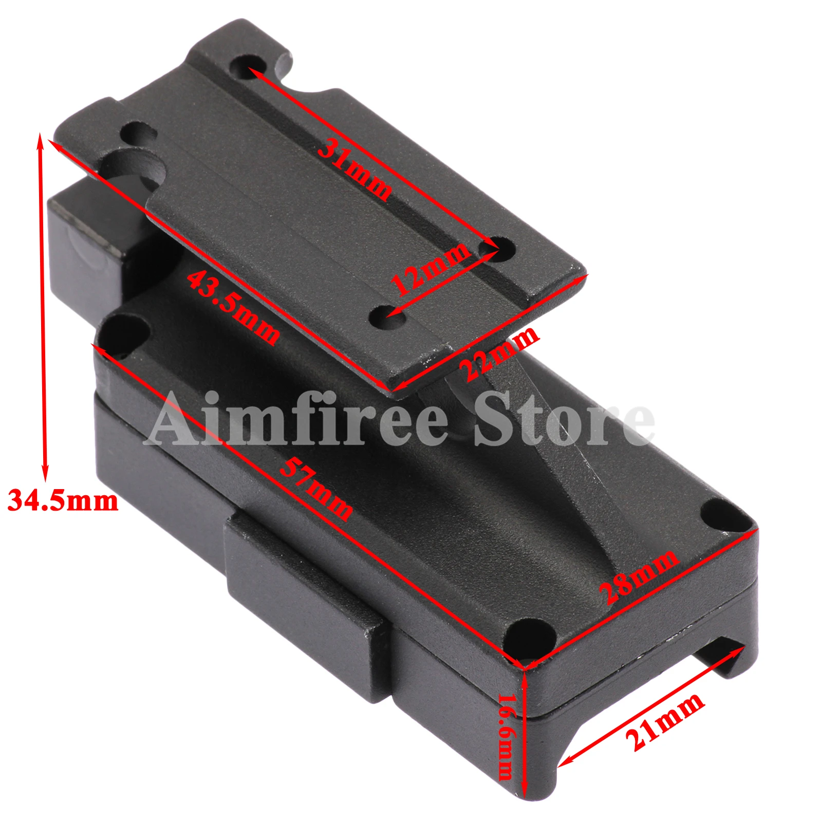 Тактический боковой замок QD оптическое крепление для прицела быстросъемное MRO