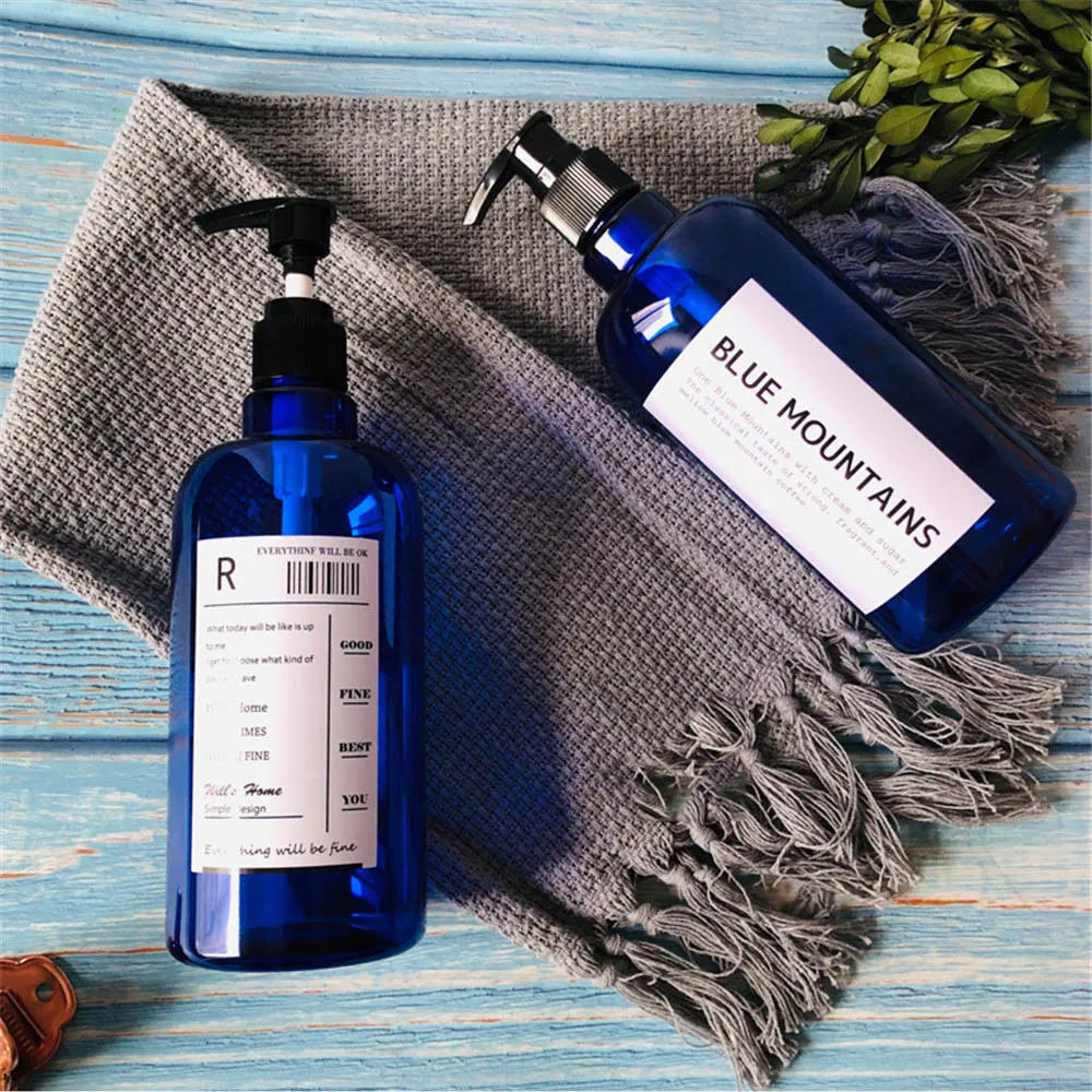 500 мл бутылка для хранения жидкости ванны Ins Chic косметический лосьон Sub Bottle