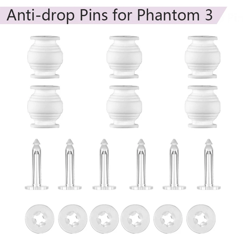 6 упаковок противоударные Мягкие силиконовые шарики амортизаторы для камеры DJI
