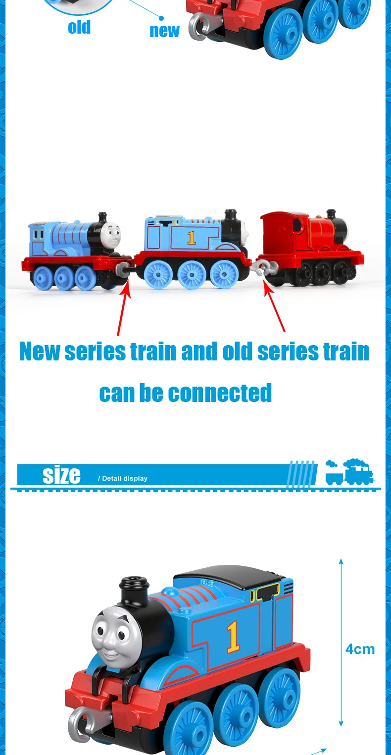 Original Thomas and Friends New Trains Model TrackMaster Alloy Train Metal Engine Toy Suitable for Track Set Toys for Children