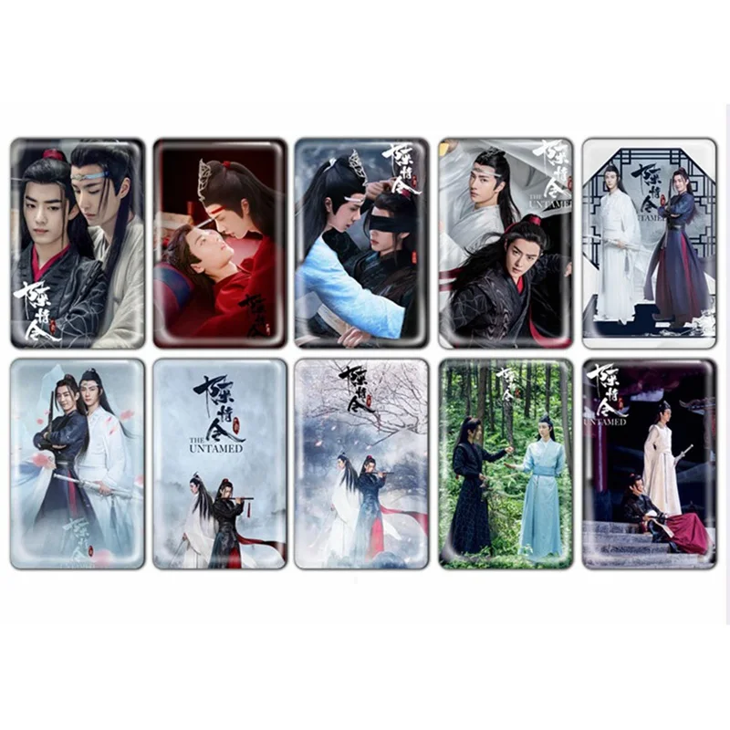 The Untamed Chen Qing Ling Mo Dao Zu Shi Fans Postcard Crystal Card Sticker Gift Xiao Zhan Wang Yibo Sticker Props Collect BJXY