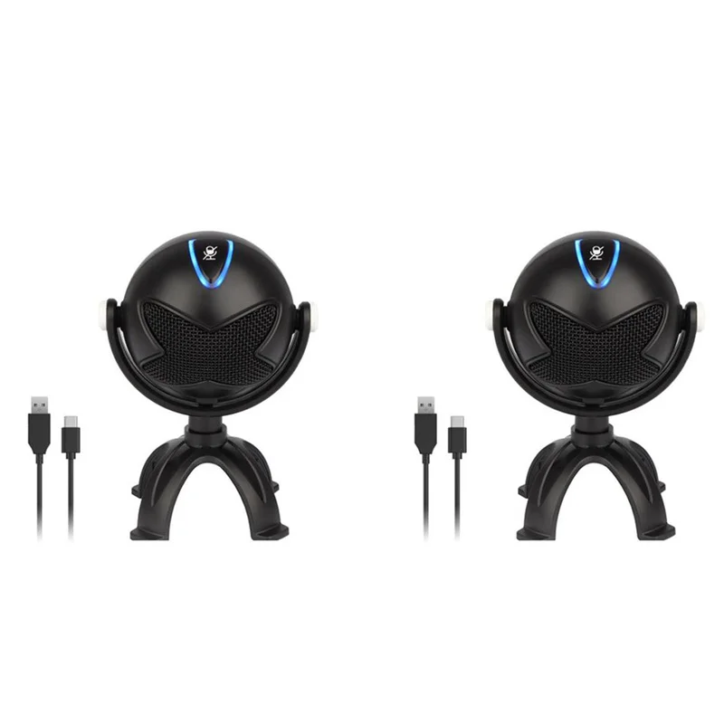 Конденсаторный микрофон Alien Snowball USB-микрофон для записи видео и видеоконференций