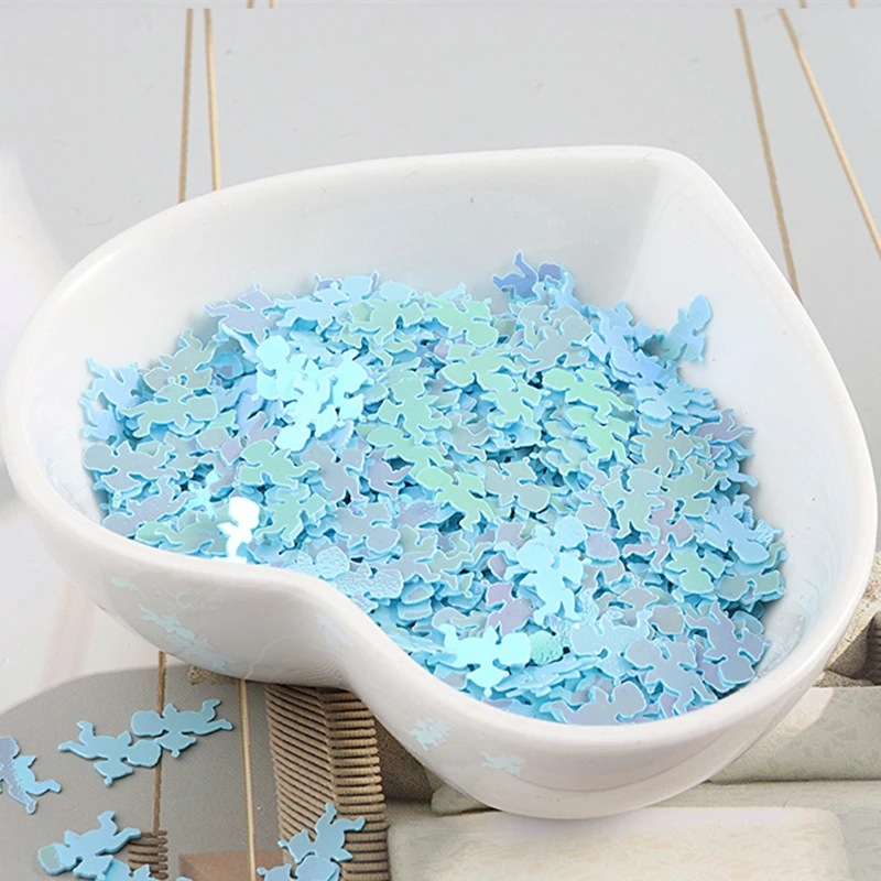 

Sequins 10g 360Pcs/Pack 8mm Little Angel Shape Sequins DIY Wedding Craft Lovely Angel Paillette Lentejuelas For Children Gift