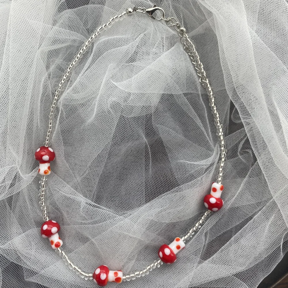 Женское ожерелье ручной работы в богемном стиле с разноцветными бусинами модное