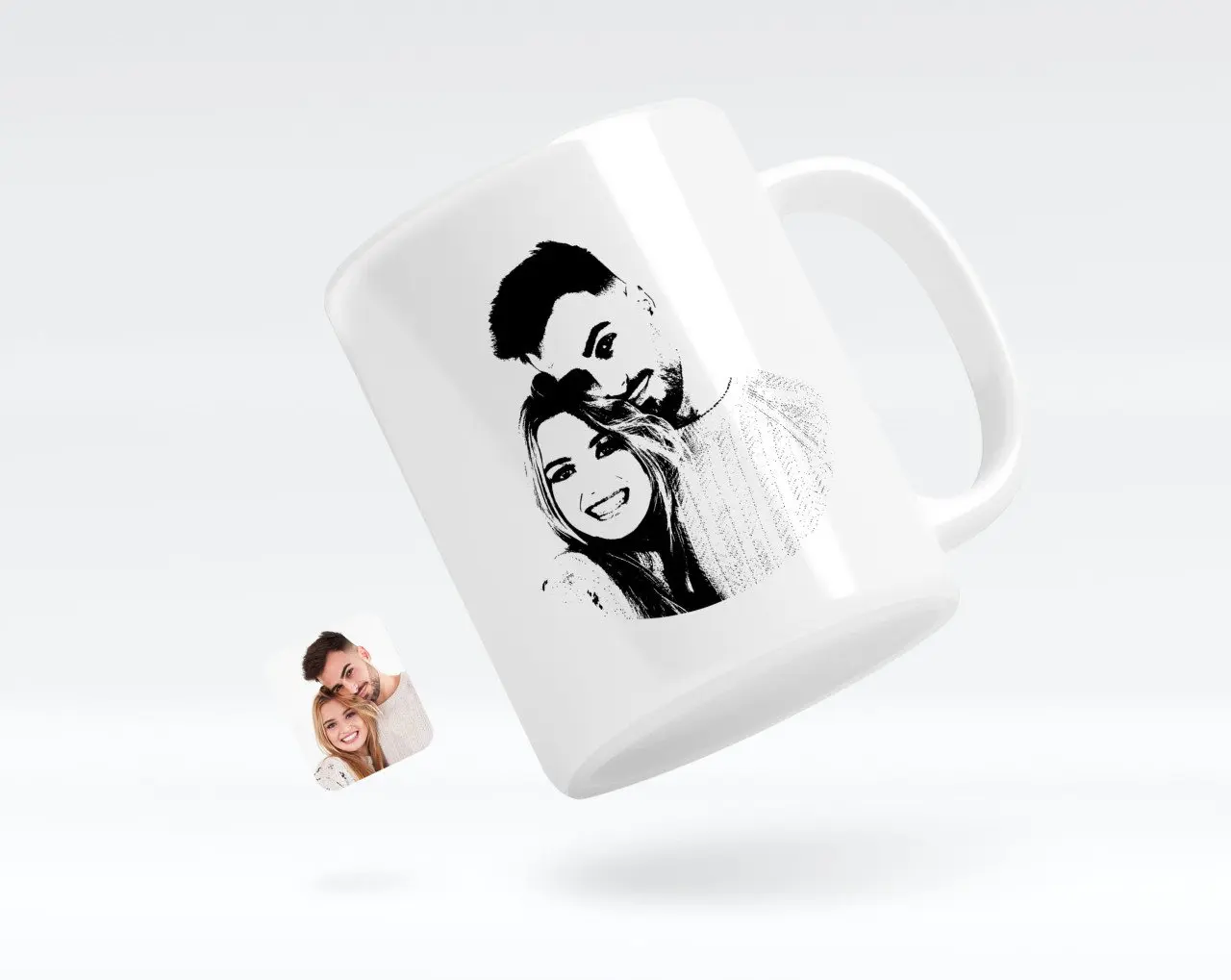 

Персонализированные любовь силуэт белая кружка Bardak-1, высокое качество, доступная подарок дорогой супругов надежные экономически эффектив...