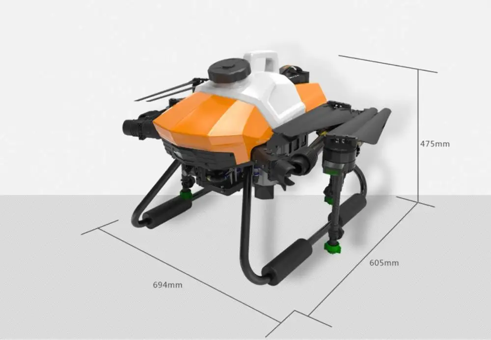 Рамка для сельскохозяйственного дрона EFT G06 DIYFour axis 6L 6KG1170mm колесная база складная