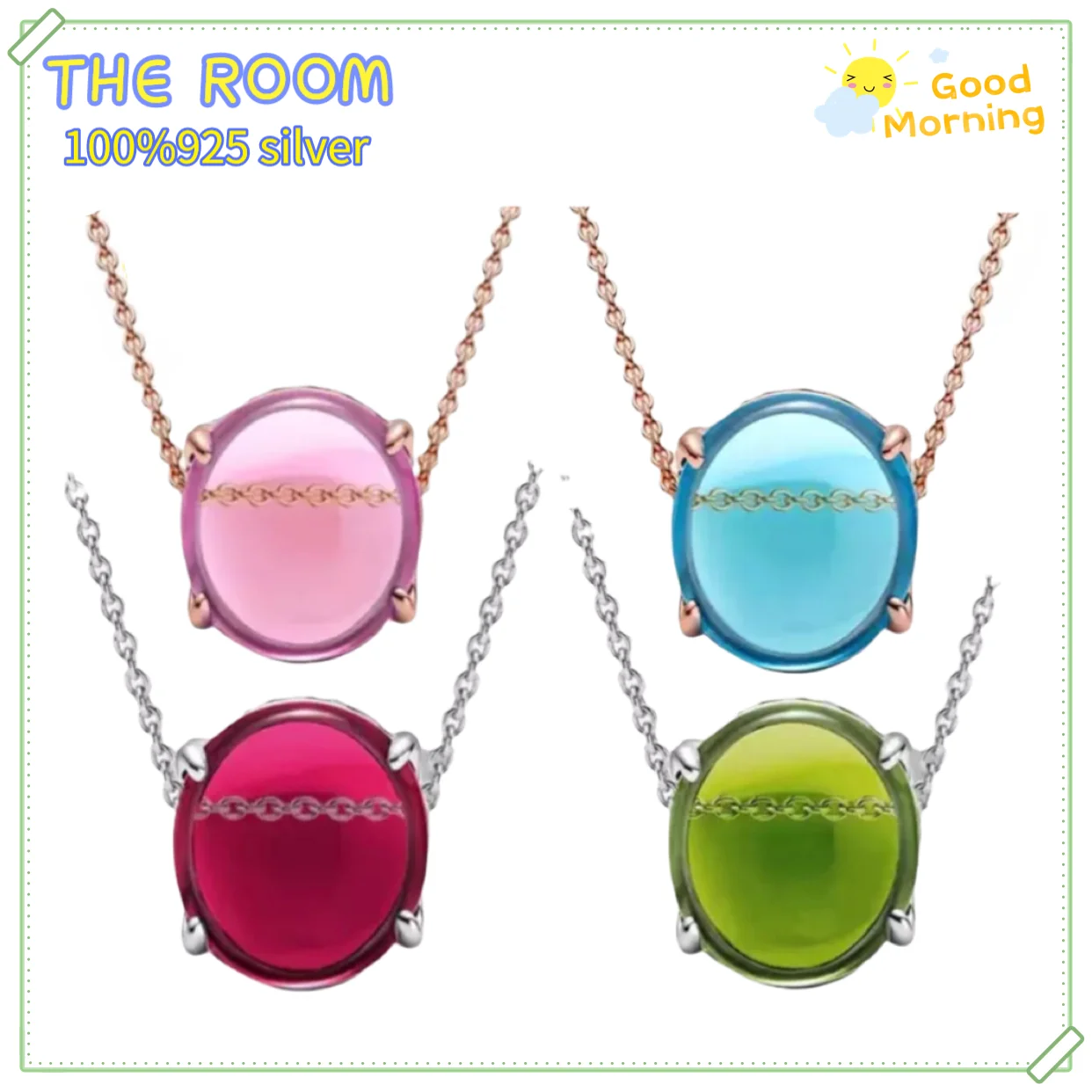 

The 925 sterling silver heart pendant is an original cubic zirconia ring necklace for female luxury jewelry fashion classic pan