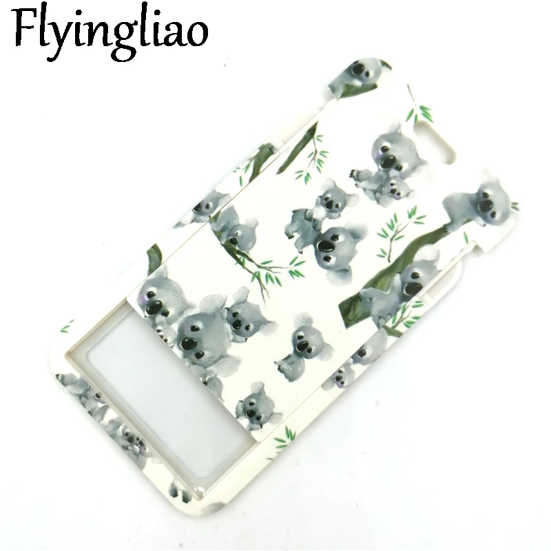 Животными Красивая коала кредитных карт ID держатель сумка студенческая Женская