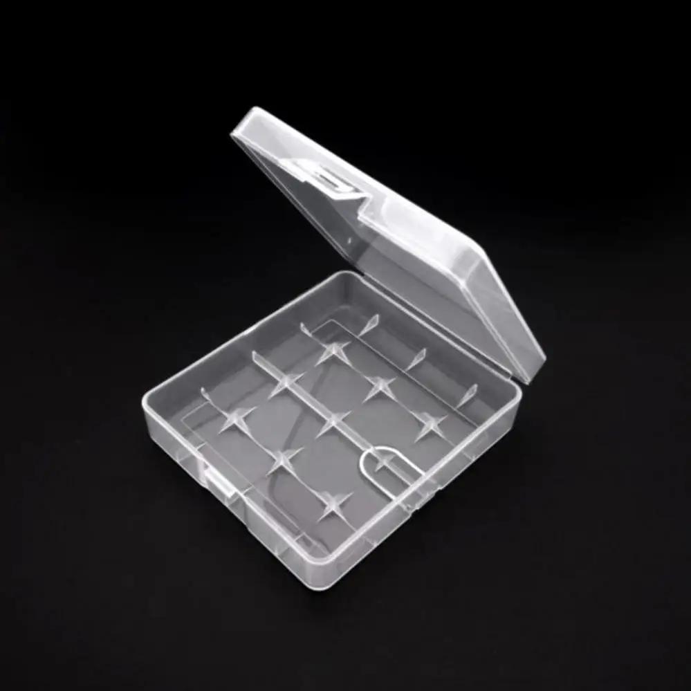 18650 Батарея Пластик ящик для хранения Жесткий Чехол держатель чехол 4x18650 AA