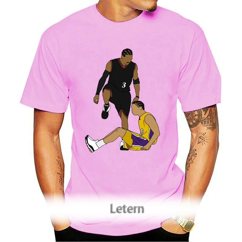 

Allen Iverson Step Over Tyronn Lue Men T-Shirt Clothing