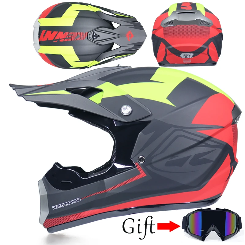 Мотоциклетный шлем для мотокросса Cascos Para Moto внедорожный мотоциклетный Abs для мужчин и женщин в горошек