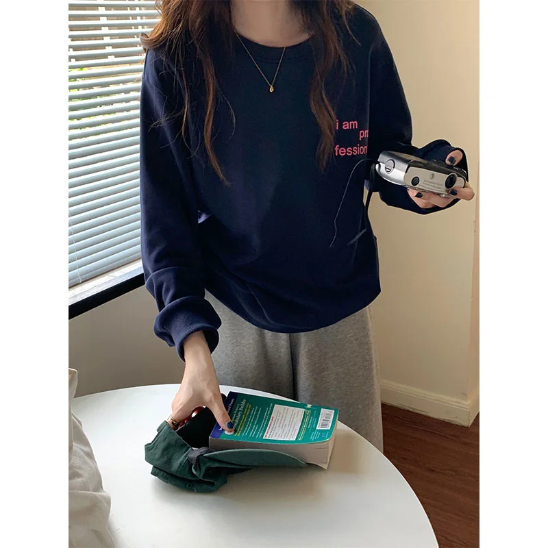 Повседневный свитер с принтом для женщин новинка 2021 | Женская одежда