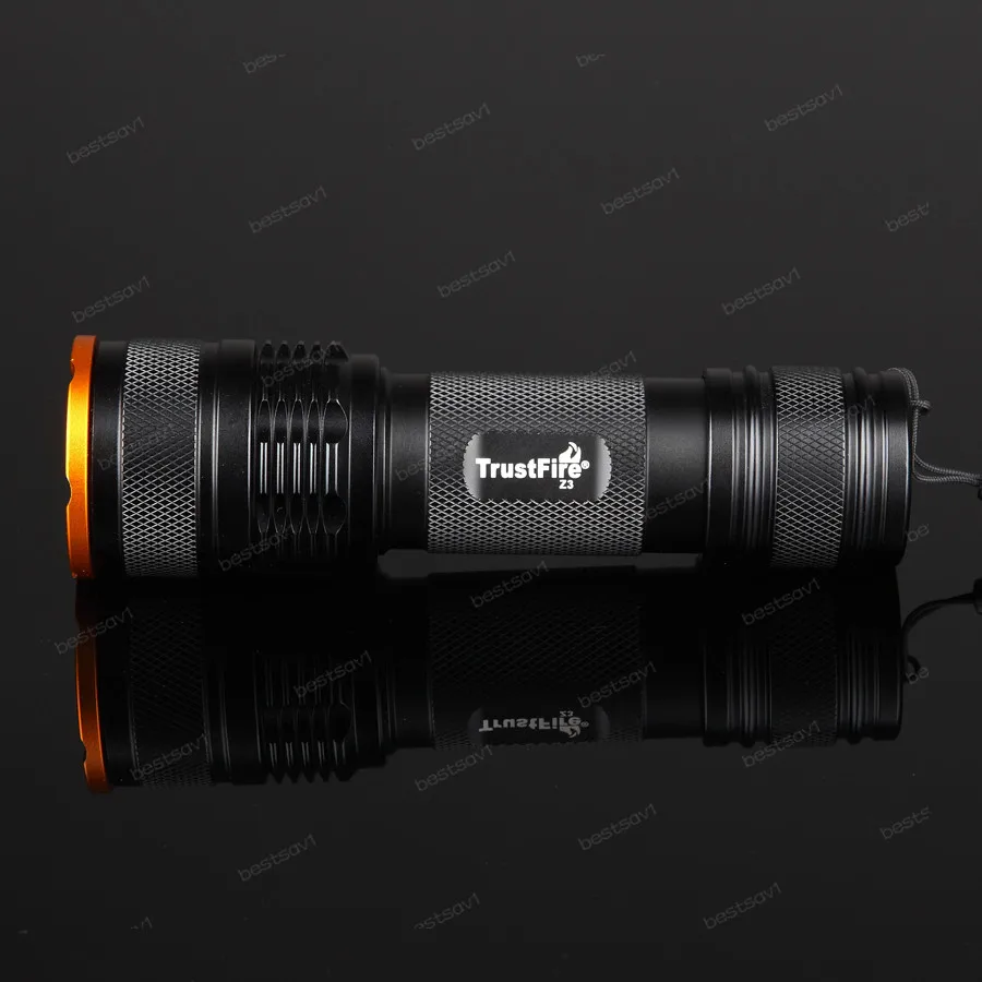 

Trustfire Z3 Flashlight 5 Mode 1000 Lumens Bulb XM-L T6 LED Flashlights