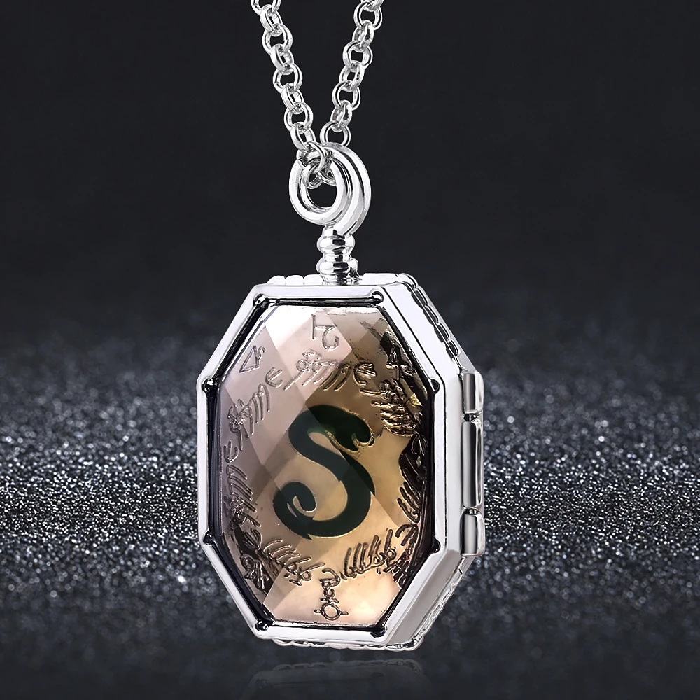 Колье MIDY Slytherin в виде змеи s колледж сокровища Волдеморта подвеска ожерелье ТВ
