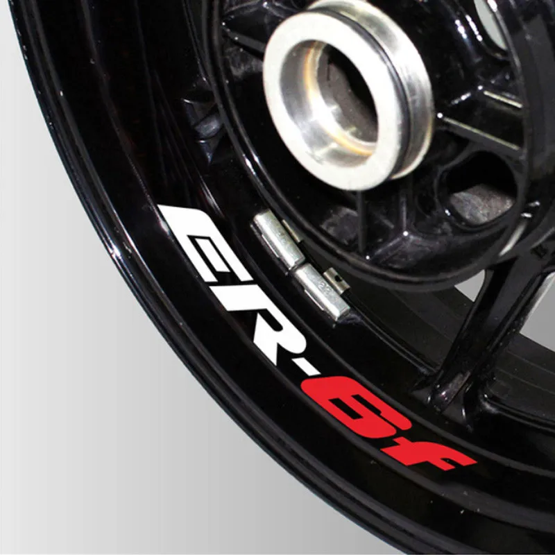 

8 X CUSTOM INNER RIM DECALS WHEEL Reflective STICKERS STRIPES FIT KAWASAKI ER-6F