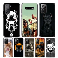 pit bull lovely pet dog for samsung galaxy s21 s20 fe ultra s10 s10e lite 5g s9 s8 s7 s6 edge plus phone case
