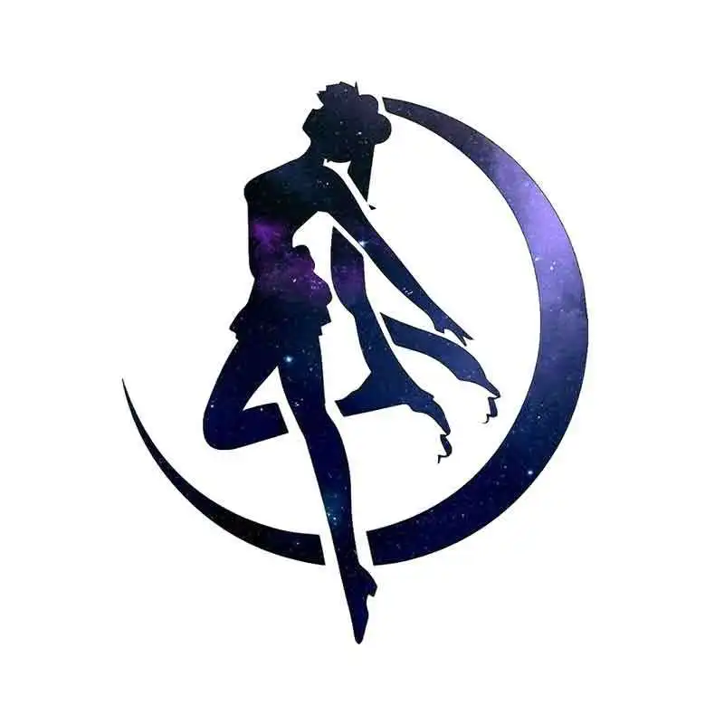 

13cm X 11cm for Sailor Moon DIY Motorcycle Car Stickers Waterproof Scratch-proof Graffiti Sticker Vinyl Decal Car Accessories