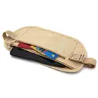 Невидимые дорожные поясные сумки, сумочка на ремень для паспорта, денег, скрытый кошелек для безопасности, подарок, дорожная нагрудная сумка, поясная сумка для денег