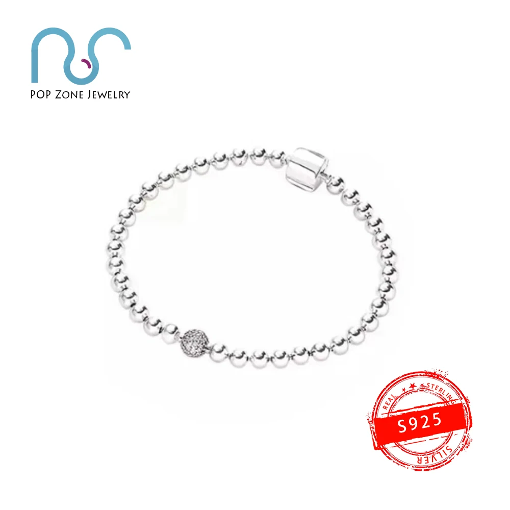 

Fit Original Pan Charm Bracelet S925 Sterling Silver Bracelet Bead Series Classic Bracelet Female Brand Qualified Jewelry Gift