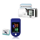 Пульсоксиметр на кончик пальца SPO2 PR, монитор сердечного ритма, монитор артериального давления на запястье, тонометр, сфигмоманометр, Прямая поставка