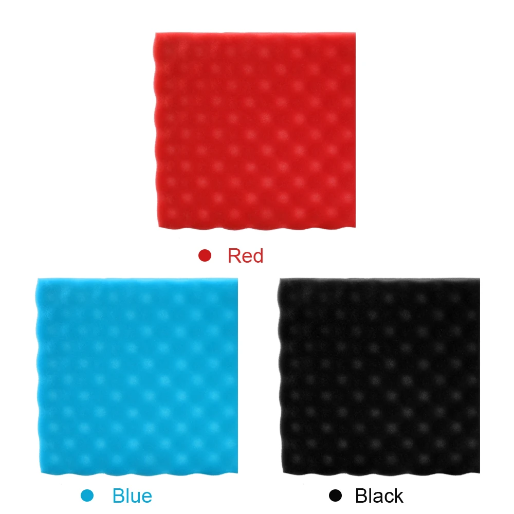 

6pcs Recording Soundproof Foam Video Room Sound Noise Insulation Sponge Wall Deadening