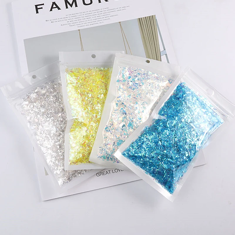 Shell Paper Candy Pieces Cellophane Colorful DIY Crystal Mud Clothing Accessories Epoxy Handmade Materials | Дом и сад